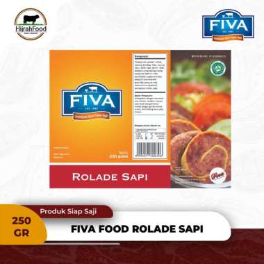Fiva Food Rolade Daging Sapi / Ayam | Beef / Chicken Rollade - 250 gram Rolade Sapi