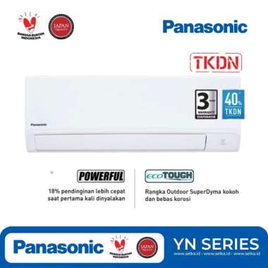 AC PANASONIC CS/CU-YN5AKJ 1/2PK R32 + PASANG DEPOK AC + MATERIAL