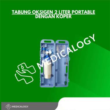 Tabung Oksigen 2 Liter Portable DENGAN KOPER