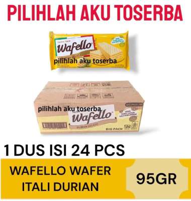 Roma Wafello ITALIA DURIAN 95 GR - ( HARGA 1 DUS )