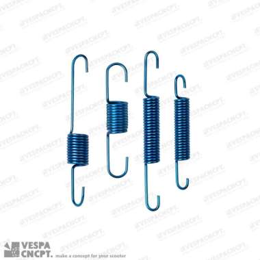 Titanium Per Standar Set Zegna Blue Vespa Sprint Primavera Standar Samping & Tengah