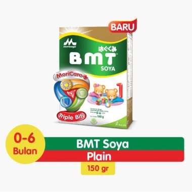 BMT Soya Morinaga - Susu Formula Isolat Protein Kedelai 0-6 Bulan - 150 GRAM