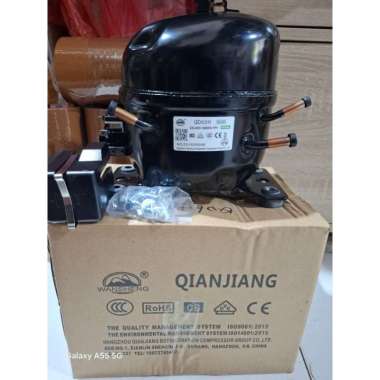 KULKAS AC DAN KIPAS ANGIN kompresor kulkas 2pintu jumbo 1/5pk origina Aqua QD65H