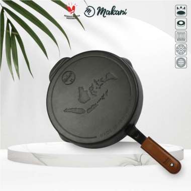 MAKANI Cast Iron enamel Skillet Fry Pan - 25CM