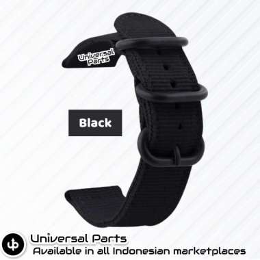 Strap Tali Jam Watch 22mm Universal Color Nylon Canvas Kanvas Strap Kulit Premium Amazfit Samsung Ga