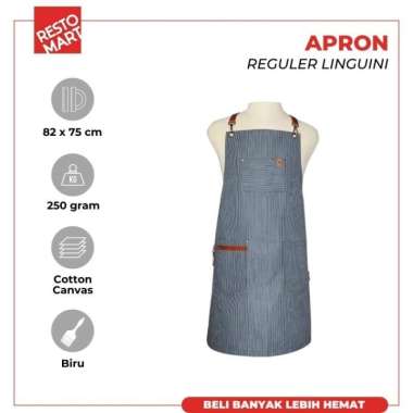 Regular Linguini Apron / Clemek MUCHEF Cotton Canvas (1394199)(F2)