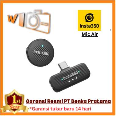 Insta360 Mic Air Wireless Transmitter and Receiver Kit 1 Set