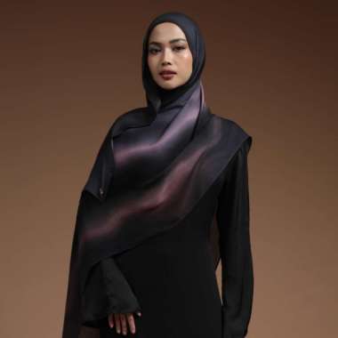 Lozy Hijab - Viscose Printed Modal Shawl (Pashmina Motif Bahan Viscose) Aurora Ombre