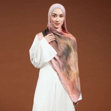Lozy Hijab - Viscose Printed Modal Shawl (Pashmina Motif Bahan Viscose) Sunset