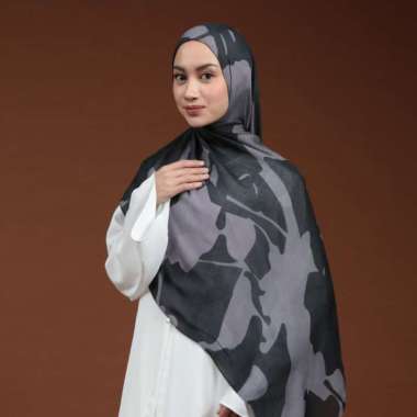 Lozy Hijab - Viscose Printed Modal Shawl (Pashmina Motif Bahan Viscose) Shadow