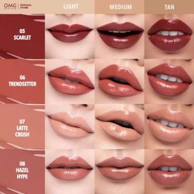 OMG Oh My Glam Colorlast Lip Vinyl Gloss 16H 2,5gr 07 Latte Crush