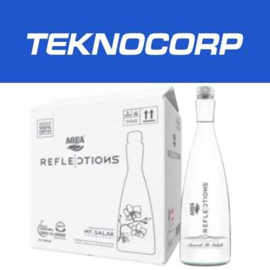 Aqua Reflections Sparkling Mineral Water 750ml [ Dus isi 6 Botol ]
