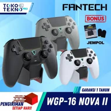 Fantech WGP16 / WGP-16 NOVA II Gamepad Wireless Hall Effect Analog & Trigger Wireless Bluetooth Joystick PC Android IOS