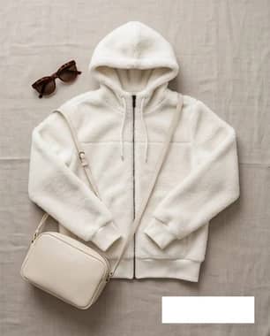 Jaket hoodie bulu Wanita Women Hoodie Jacket