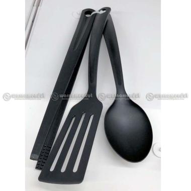 Peralatan Masak Spatula Sutil Utensil set 3pcs Plastik PP Tahan Panas WMO IK5842 GAP