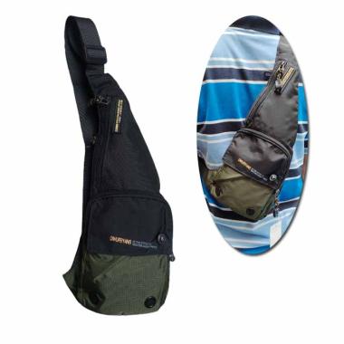 Tas Bahu Selempang Pria Cowok Anti Air Import Terkini Murah Hijau Army