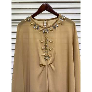 kaftan VIOLET LG baju gamis kaftan wanita remaja muslim terbaru 2021 kekinian termurah mewah origina