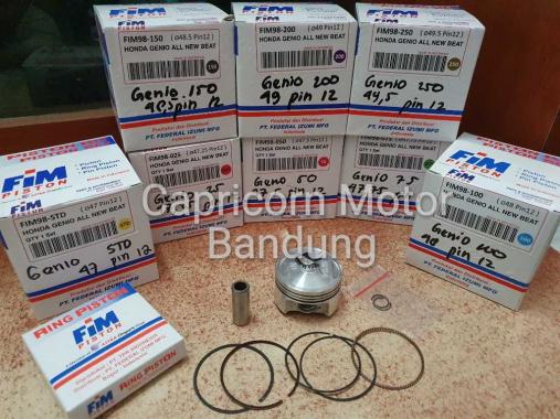 Piston Kit GENIO ALL NEW BEAT 2020 FIM IZUMI 200