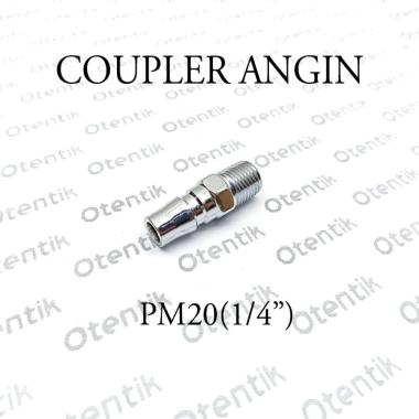 COUPLER PM 20 - DRAT LUAR SELANG ANGIN KOMPRESOR - MALE COMPRESSOR