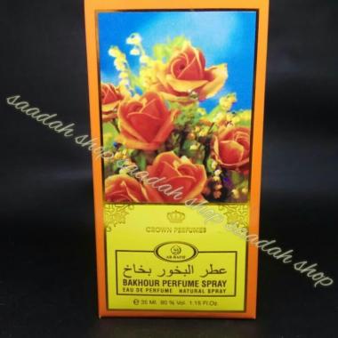 Minyak Wangi Parfum Crown Parfum Spray Arrafif Bakhur 1000 Bunga 35Ml