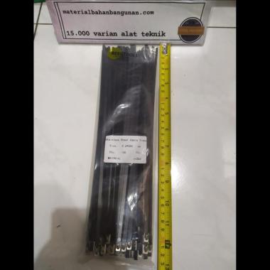 Kabel Ties Stainless Steel Lapis Pvc Anti Karat 200 mm Cable Tis 1PACK