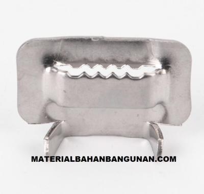 Klem Sabuk Plat Stainless 19 mm Straping Pengikat Peti Tali Straps