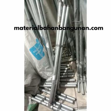 gagang mata bor tanah biopori tiang besi pelubang tanah 1.5 meter
