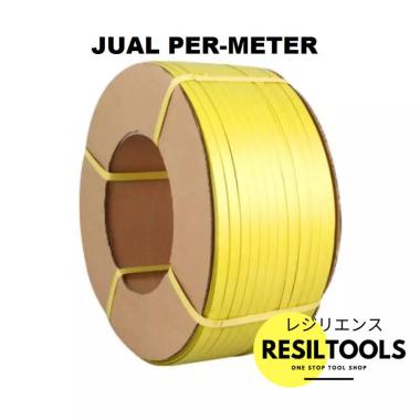 Sabuk Packing 11 mm Kuning Gesper Plastik Barang Raping Belt Permeter