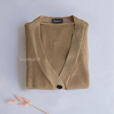 Bayleaf.id Leta Knit Long Cardi CHOCO