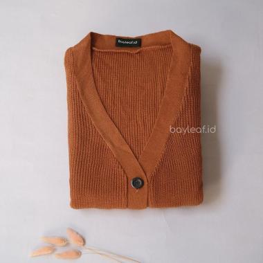 Bayleaf.id Leta Knit Long Cardi TERACOTTA