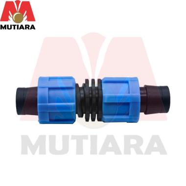 Drip Tape Connector Konektor Selang Irigasi Tetes Lurus Elbow Tee Lurus