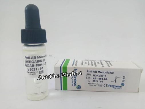 Tes Golongan Darah Reagen Anti AB Blend IgG / IgM Monoklonal Fortress