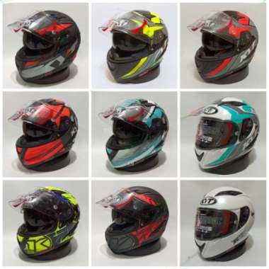 Helm Kyt Falcon Fr Motif Flat Visor L 1