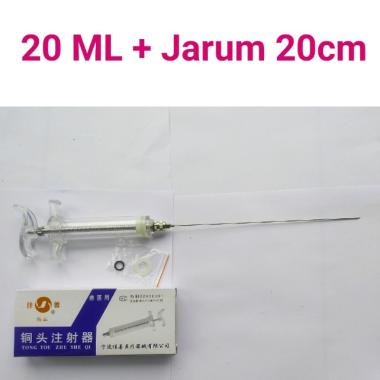 suntikan parfum jarum panjang 20cm 10ml cc tinta printer laboratorium 20cc 30ml 50ml 100cc spuit lar