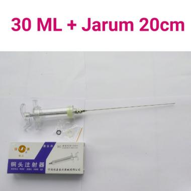 suntikan parfum jarum panjang 20cm 10ml cc tinta printer laboratorium 20cc 30ml 50ml 100cc spuit lar
