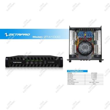 Power Amplifier ZETAPRO ZT41000 ZT 41000 ZT-41000 Class H ORIGINAL