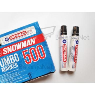 Spidol Snowman Jumbo 500 | Snowman Marker Jumbo 500 | Merah