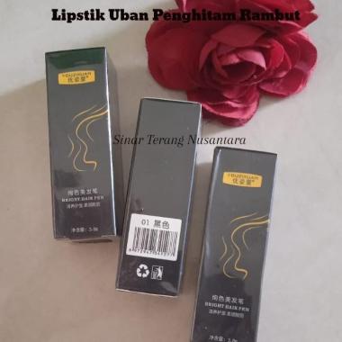 Semir Lipstik Rambut Penghitam Uban YouZixuan no. 1 Hitam