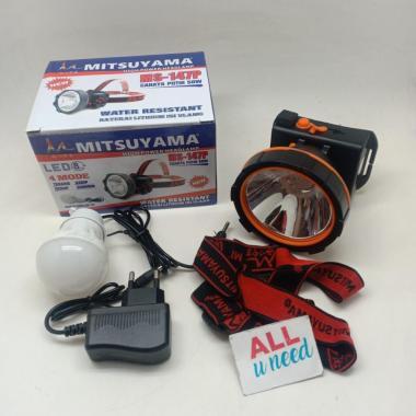 Senter Kepala Led Cas Mitsuyama MS-147P - Senter Kepala Led Putih 147P