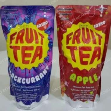 Fruit Tea Pouch 230 Ml Sosro BLACKCURRANT