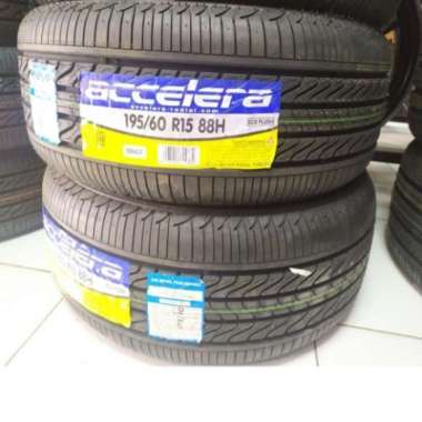 Ban Mobil Tubles Ring 15 Accelera 195 60 R15 Ecoplush Free Pasang
