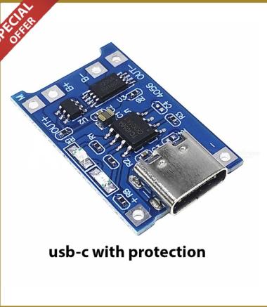 Modul charger 18650 TP4056 USB-C