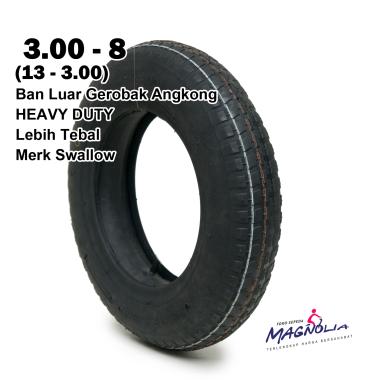Ban Luar Gerobak Dorong Angkong Pasir Artco Ukuran 13 x 3.00 (3.00 - 8) Merk Swallow