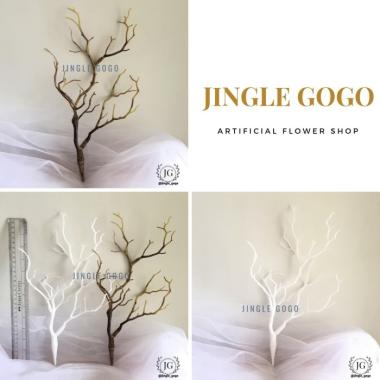Ranting Plastik Artificial Batang Rustic Bunga Hantaran Properti Foto warna Coklat