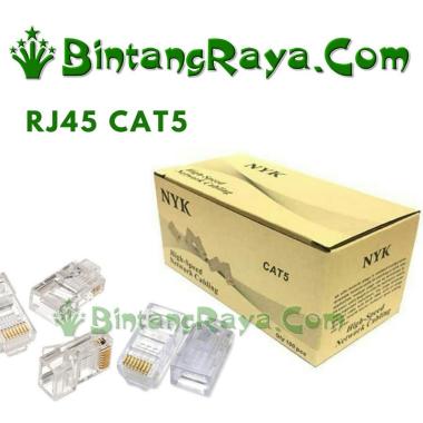 Connector RJ45 NYK Cat 5 Isi 100pcs