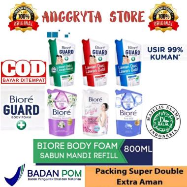 Promo Harga Biore Body Foam Bright Lovely Sakura Scent 800 ml - Blibli