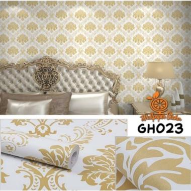 Wallpaper Dinding Stiker Vintage Batik Classic Mewah Luxury COD GH039 GH023 GH024 by Almira ID Batik