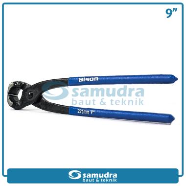 BISON TANG KAKATUA 9 INCH CATUT GEGEP KAWAT TOWER PINCER GAGANG KARET