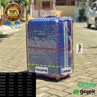Sarung koper 18 inch 20 inch 22 inch 24 inch 28 inch 30 inch bening ukuran 30 inch