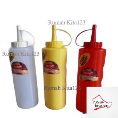 BOTOL SAUS KECAP ASVITA 525 & 700 ML / Sauce Keeper / Botol Mayo 700ML